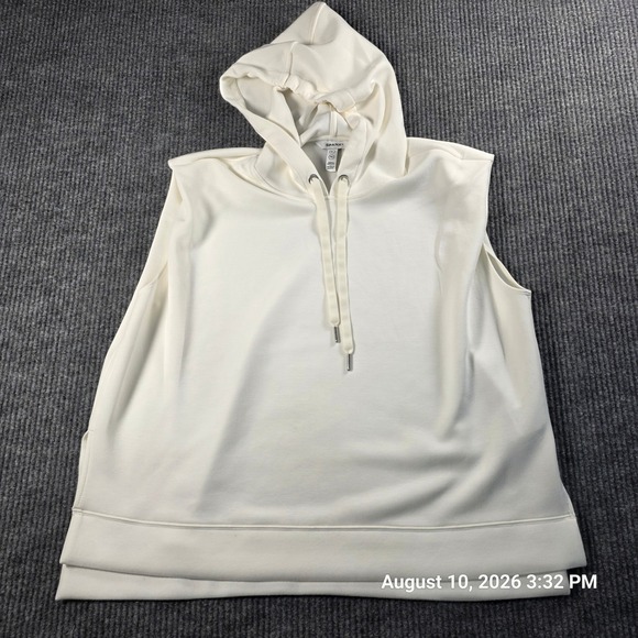 SPANX Tops - Spanx AirEssentials Sleeveless Hoodie White XL Activewear Loungewear Top